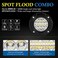 BUNKER INDUST Flush Mount Led Pods 5 Inch LED Truck Work Light Bar 1Pair 48W Driving Bumper lights Flood Spot Combo Off Road Fog Lights Waterproof for Golf Cart Tractor Tacoma ATV UTV