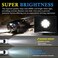 BUNKER INDUST Flush Mount Led Pods 5 Inch LED Truck Work Light Bar 1Pair 48W Driving Bumper lights Flood Spot Combo Off Road Fog Lights Waterproof for Golf Cart Tractor Tacoma ATV UTV