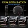 BUNKER INDUST Flush Mount Led Pods 5 Inch LED Truck Work Light Bar 1Pair 48W Driving Bumper lights Flood Spot Combo Off Road Fog Lights Waterproof for Golf Cart Tractor Tacoma ATV UTV