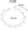 DAOCHONG Sterling Silver Jewelry Choker Necklace Pendant Disc Chain Statement Necklace For Women Girls 133 inches, Metal