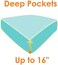 Elegant Comfort 1500 Premium Hotel Quality 1-Piece Fitted Sheet, Softest Quality Microfiber - Deep Pocket up to 16 inch, Wrinkle and Fade Resistant, Full, Royal Blue