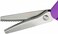 BlueSnail Pinking Shears, Stainless Steel Pinking Shears Comfort Grip Handled Professional Fabric Crafts Dressmaking Zig Zag Cut Scissors Sewing Scissors (9", Serrated, Purple
