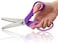 BlueSnail Pinking Shears, Stainless Steel Pinking Shears Comfort Grip Handled Professional Fabric Crafts Dressmaking Zig Zag Cut Scissors Sewing Scissors (9", Serrated, Purple