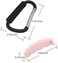 Pankia Go Grocery Bag Holder Shopping Bag Handle Carry Hook Aluminium Large Snap Hook Hanger with Soft Grip, 5 Pack