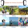 Pankia Go Grocery Bag Holder Shopping Bag Handle Carry Hook Aluminium Large Snap Hook Hanger with Soft Grip, 5 Pack