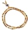 Nupuyai 6mm 108 Healing Gemstone Mala Prayer Beads Stretch Bracelet Necklace for Men and Women