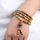 Nupuyai 6mm 108 Healing Gemstone Mala Prayer Beads Stretch Bracelet Necklace for Men and Women