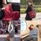 BlueHills Premium Soft Travel Blanket Pillow Airplane Blanket Packed in Soft Bag Pillowcase with Hand Luggage Belt and Backpack Clip, Compact Pack Large Blanket for Any Travel (Red T001