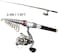 mouhike Fishing Rod Reel Combo Full Kit Telescopic Fishing Pole Set Spinning Reel Line Lures Hooks Fishing Carrier Bag Saltwater Freshwater Fishing Gear for Kids Adults Professional