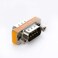 Arnorin DB9 Null Modem Adapter Male to Male 2 Pack