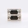Arnorin DB9 Null Modem Adapter Male to Male 2 Pack