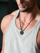 U7 Men Women Fitness Dumbbell Necklace Stainless Steel Weight Plate Barbell Chain Pendant Necklace,Chain 22"2" Extender, with Gift Box