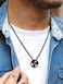 U7 Men Women Fitness Dumbbell Necklace Stainless Steel Weight Plate Barbell Chain Pendant Necklace,Chain 22"2" Extender, with Gift Box