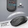 JOYACCESS J Wireless Keyboard and Mouse Combo, Rechargeable J JOYACCESS 2.4G Ergonomic and Slim Quiet Click Compact Keyboard and Mouse Designed for Windows, PC, Laptop,Tablet Black