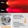 VASTFIRE Predator Light with Interchangeable (Red, Green, WhiteLED Hunting Flashlight with Scope Mount for Hog Coyote Coon Bobcat Raccoon Varmint Rabbit Night Hunting