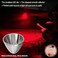 VASTFIRE Predator Light with Interchangeable (Red, Green, WhiteLED Hunting Flashlight with Scope Mount for Hog Coyote Coon Bobcat Raccoon Varmint Rabbit Night Hunting