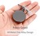 Will Well 2 Pack Heavy Duty Retractable Badge Holder Reel, Metal ID Badge Holder with Belt Clip Key Ring for Name Card Keychain [ All Metal Casing, 27.5 Steel Wire Cord, Reinforced Id Strap ]