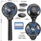 WiHoo Mini Handheld Stroller Fan,Personal Portable Car Seat Baby Fan with Flexible Tripod Fix on Stroller,USB or Battery Operated Desk Fan Adjustable 3 Speeds for Travel Treadmill Golf Cart