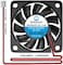 WINSINN WINSINN 60mm Fan 12V DC Brushless Quiet Cooling 6010 60x10mm For PC Computer Case CPU Graphics Card - 2Pin 0.15A 1.8W 3500-10% RPM (Pack of 4Pcs