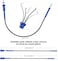 Housolution Grabber Tool Magnetic Four-claw Picker, Bendable Hose Reacher Pickup Sweeper with LED Lights, Flexible Long Handy Reaching Assist Tool for Litter Pick/Home Sink/Drain - Blue