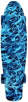 MEKETEC Skateboards Complete 22 Inch Mini Cruiser Retro Skateboard for Kids Boys Youths Beginners