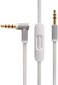 ToBySome Replacement Audio Cable Cord Wire with in-line Microphone and Control Compatible with for Beats by Dr Dre Headphones Solo, Studio, Pro, Detox, Wireless, Mixr, Executive, Pill (White