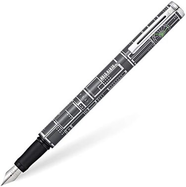 Sheaffer Pop Star Wars Death Fountain Pen with Chrome Trim and Medium Nib