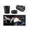 FIOTOK Car Trash Can with Lid, Mini Auto Garbage Can Leakproof Vehicle Trash Bin Fits Cup Holder in Console or Door for Automotive Car, Home, Office, Kitchen, Dinning Room 2 Packs Black