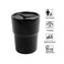 FIOTOK Car Trash Can with Lid, Mini Auto Garbage Can Leakproof Vehicle Trash Bin Fits Cup Holder in Console or Door for Automotive Car, Home, Office, Kitchen, Dinning Room 2 Packs Black