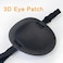 Vandorla Pirate Eye Patches 2 Pack Adjustable Amblyopia Lazy Eye Patches for Adults and Children, Black