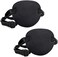 Vandorla Pirate Eye Patches 2 Pack Adjustable Amblyopia Lazy Eye Patches for Adults and Children, Black