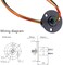 Comidox 12.5mm 300Rpm 6 Wires CIRCUITSx2A Capsule Electrical Slip Ring for Monitor Robotic Electrical Test Equipment 1Pcs