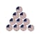 PINMEI Lot of 10 Golf Ball Markers Assorted Patterns - Soft Enamel Technique