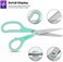 iBayam Scissors, 8" Multipurpose Scissors Bulk 3-Pack, Ultra Sharp Blade Shears, Comfort-Grip Handles, Sturdy Sharp Scissors for Office Home School Sewing Fabric Craft Supplies, Fit Both Right/Left Ha
