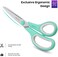 iBayam Scissors, 8" Multipurpose Scissors Bulk 3-Pack, Ultra Sharp Blade Shears, Comfort-Grip Handles, Sturdy Sharp Scissors for Office Home School Sewing Fabric Craft Supplies, Fit Both Right/Left Ha