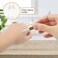 glasstore 15Pcs Glass Essential Oil Dropper Bottles Clear Mini 1ml/2ml/3ml Perfume Dropping Bottle Cosmetic Sample Vials with Gold Cap and White Latex, white, 2ml