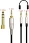 NEW NEOMUSICIA Replacement Cable Compatible with Hifiman HE4XX, HE-400i (The Latest Version with Both 3.5mm PlugHeadphones 3.5mm6.35mm to Dual 3.5mm Jack Male Cord 3m/9.9ft