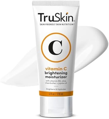 TruSkin BEST Vitamin C Moisturizer Cream for Face - For Wrinkles, Age Spots, Skin Tone, Firming, and Dark Circles. 4 Fl. Oz