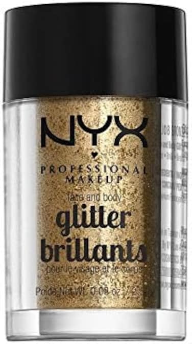 مكياج NYX الاحترافي، جليتر للوجه والجسم، برونزي