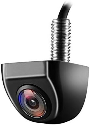 NATIKA Backup/Front View Camera,IP69K Waterproof Great Night Vision HD and Super Wide Angle Metal OEM Style Reverse Rear View Backup Camera for Cars Pickup Trucks SUVs RVs Vans (Chrome