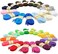 DELELE Solid Flat Shoelaces Hollow Thick Athletic Shoe Laces Strings 2 Pair