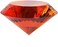 Yarrkc Amber Crystal Glass Diamond Shaped Decoration 60mm Jewel Paperweight,Gift Decoration Idea For Christmas, Thanksgiving (Please identify our brand Yarr Store