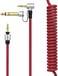 Learsoon Replacement Audio Aux Auxiliary Extension Cord Cable Wire Compatible for Beats by Dr Dre Solo Studio Pro/Detox Edition Headphones (Red