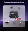 مستخرج صوت ARC HDMI من avedio Links بدقة 4K@60Hz، يدعم HDMI إلى HDMI، وToslink البصري، وSPDIF، وAUX ستيريو 3.5 مم، ومحول صوت، ومقسم، ومدمج، ويدعم HDCP2.2، وPCM، وDTS 5.1، وDolby Digital