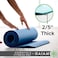 Gaiam Essentials Thick Yoga Mat FitnessExercise Mat with Easy-Cinch Yoga Mat Carrier Strap, 72"L x 24"W x 2/5 Inch Thick