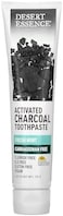 Desert Essence 183163 Carrageenan Free Activated Charcoal Toothpaste (Fresh Mint
