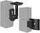 حامل جداري أسود من دينغوسن UB-20 متوافق مع مكبرات صوت Bose Cube Lifestyle 6 و10 و15 و18 و28 و12 (أسود)