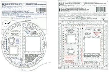 مجموعة من قطعتين RM43 - منقلة عسكرية دائرية RM ومنقلة عسكرية مربعة RM