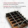 Elbee Home Premium 13 Inch Brownie Baking Pan with Dividers for Professional Slices Non Stick Carbon Steel