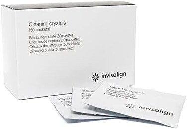 INVISALIGN Cleaning Crystals for Clear Aligners and Retainers, (50 Packets